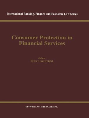 cover image of Consumer Protection in Financial Services